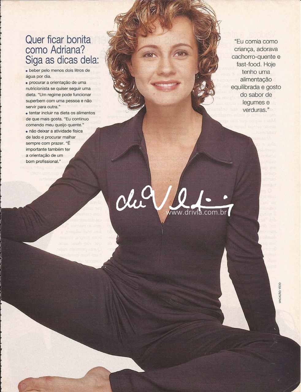 Revista Corpo (1997) - Adriana Esteves 